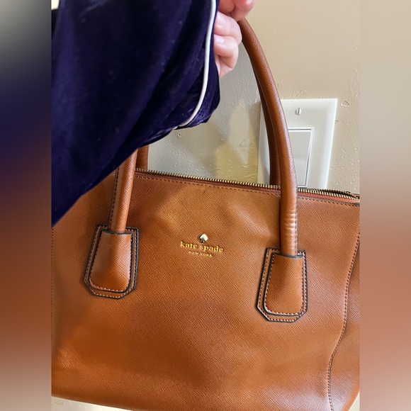 Kate Spade Tan Leather Tote - Picture 5 of 7